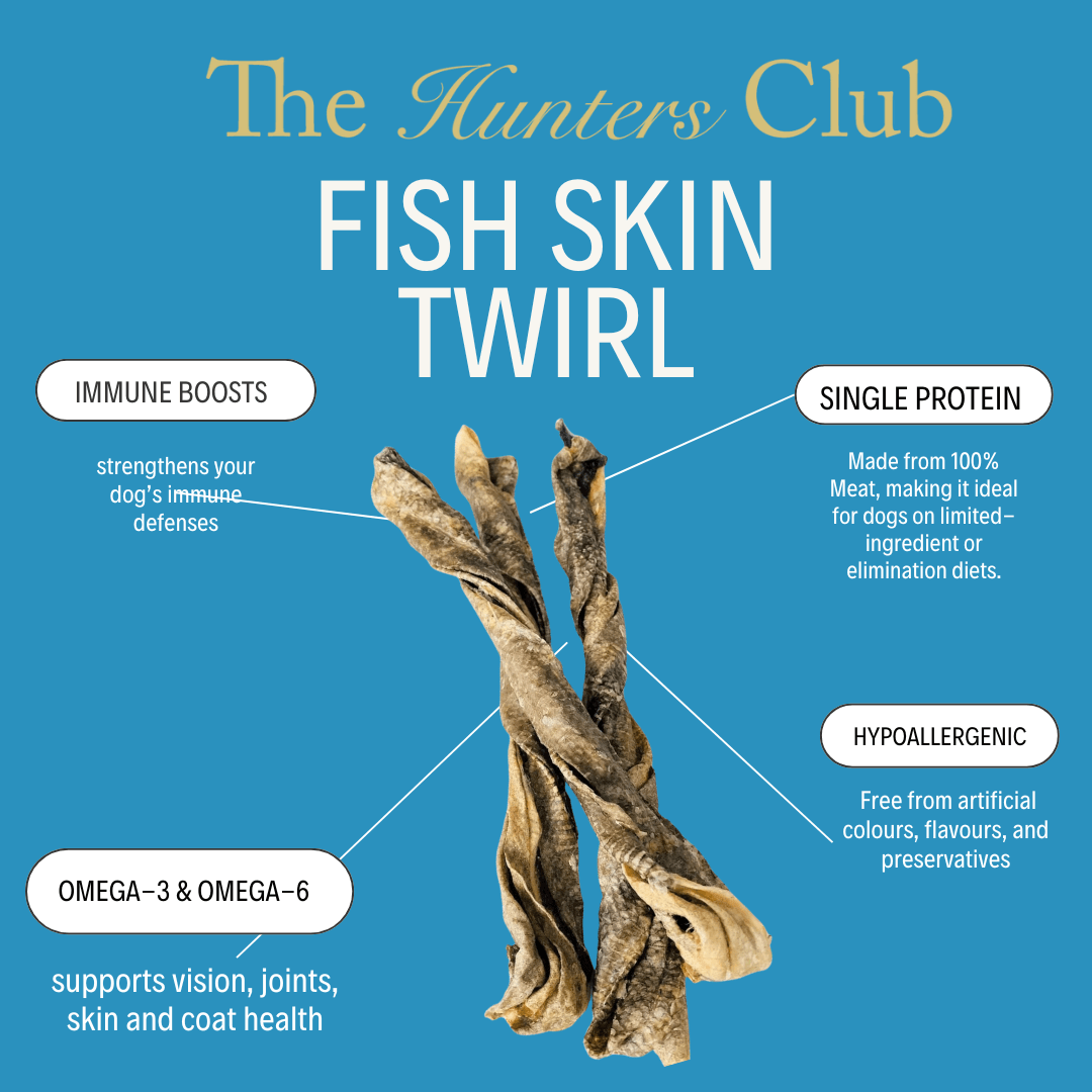 The Hunters Club Fish Skin Twirls 500g