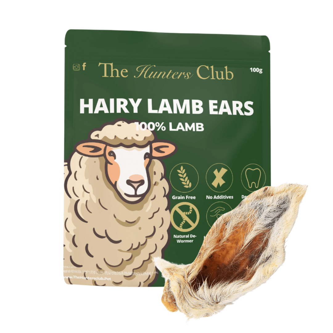 The Hunters Club Lamb Ears with Hair 100g