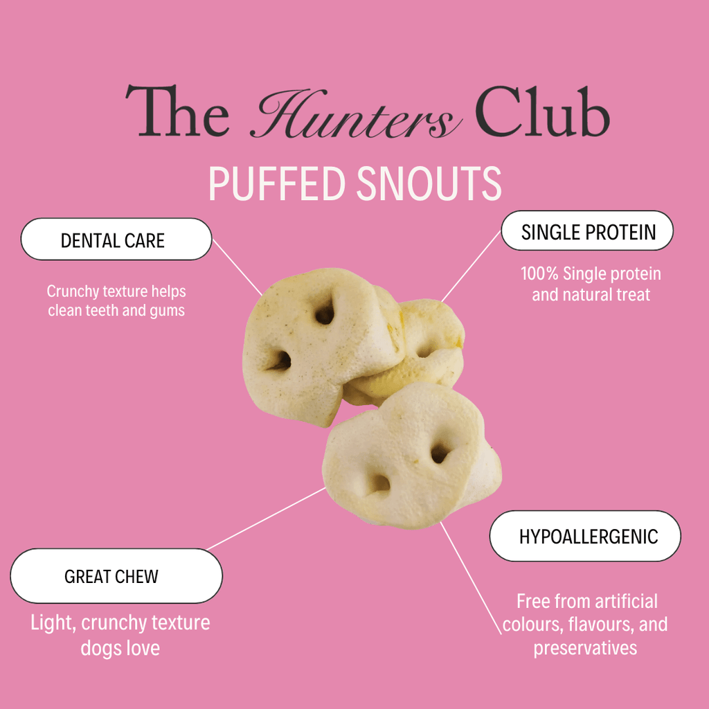 The Hunters Club Puffed White Porky Snouts 3 Pack