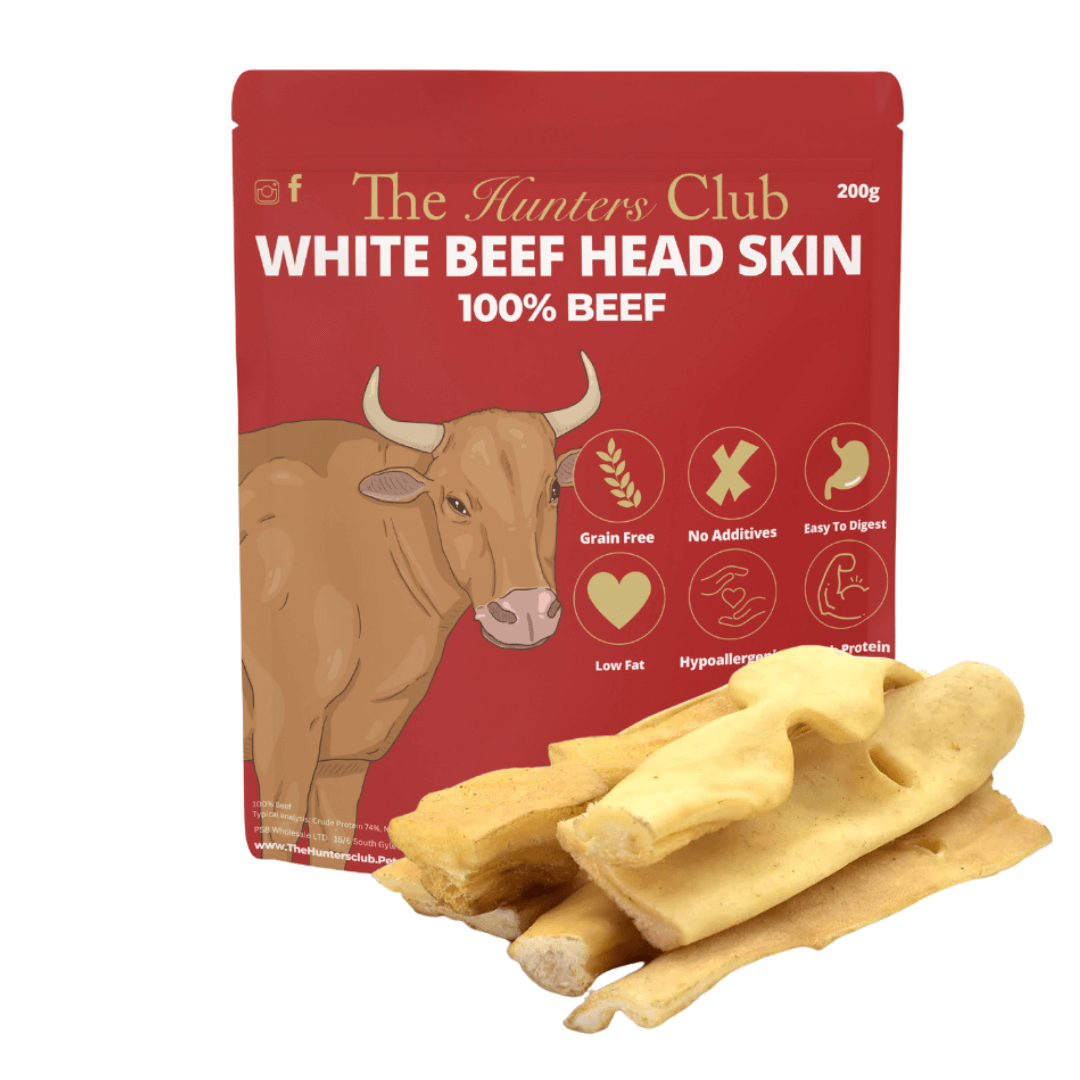 The Hunters Club White Beef Head Skin 200g